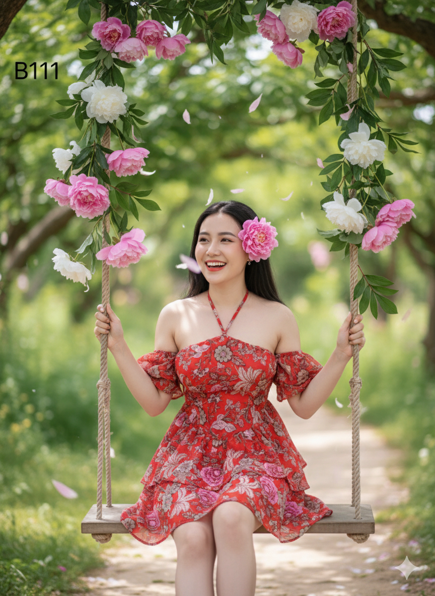 The Garden Bloom Layered Dress