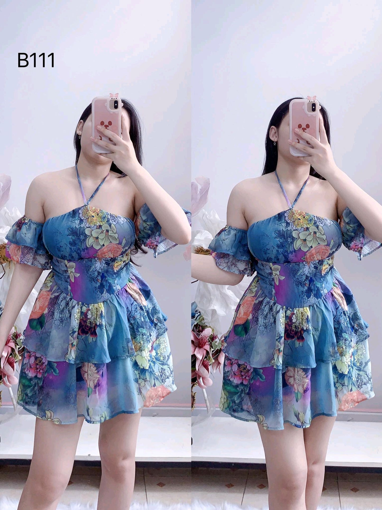 The Garden Bloom Layered Dress