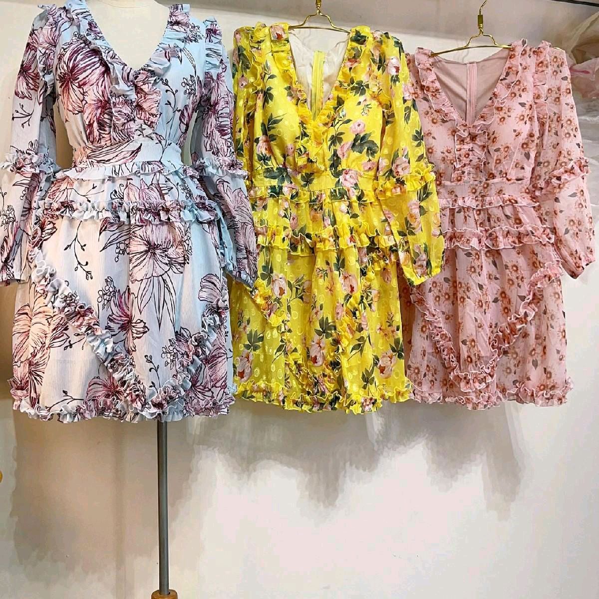 Sunshine Bloom Mini Dress