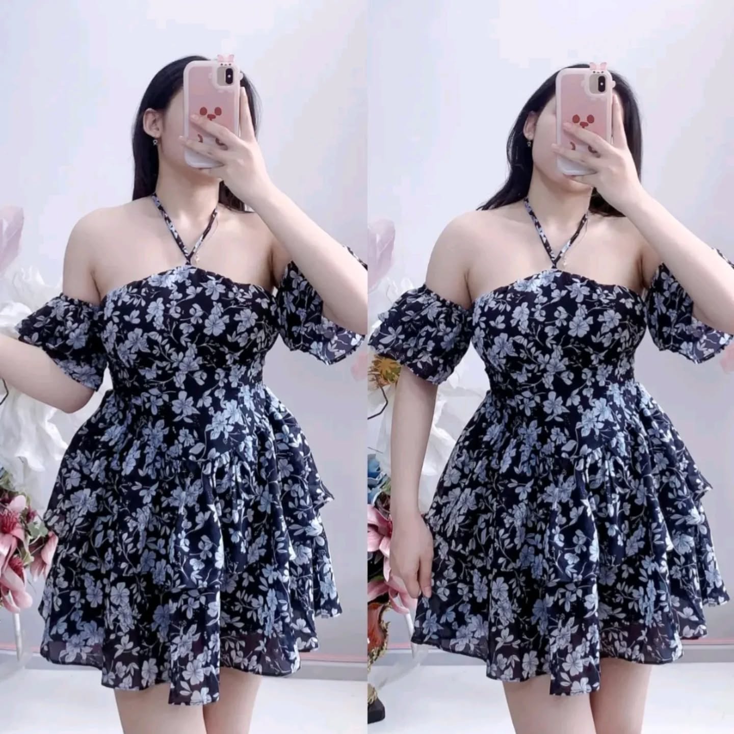 The Garden Bloom Layered Dress