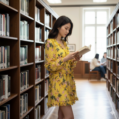 Sunshine Bloom Mini Dress