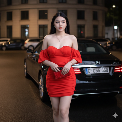 The Dreamy Off-Shoulder Bodycon Dress