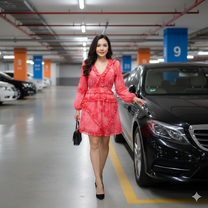 Sunshine Bloom Mini Dress