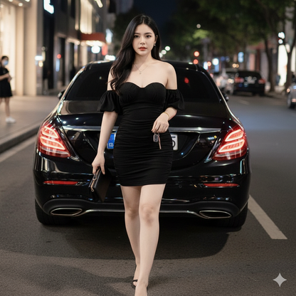 The Dreamy Off-Shoulder Bodycon Dress