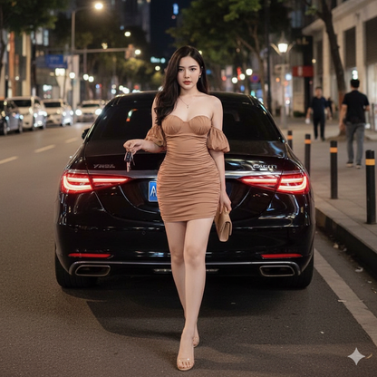 The Dreamy Off-Shoulder Bodycon Dress